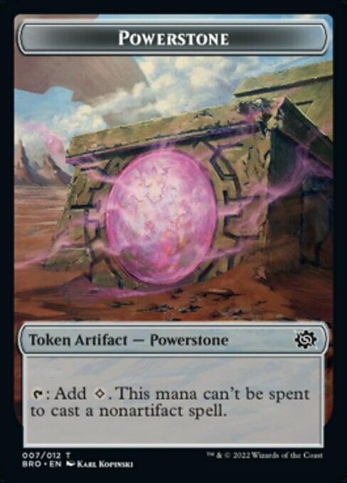 Golem // Powerstone Card Back