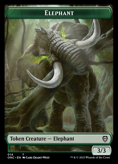 Human Soldier // Elephant Card Back