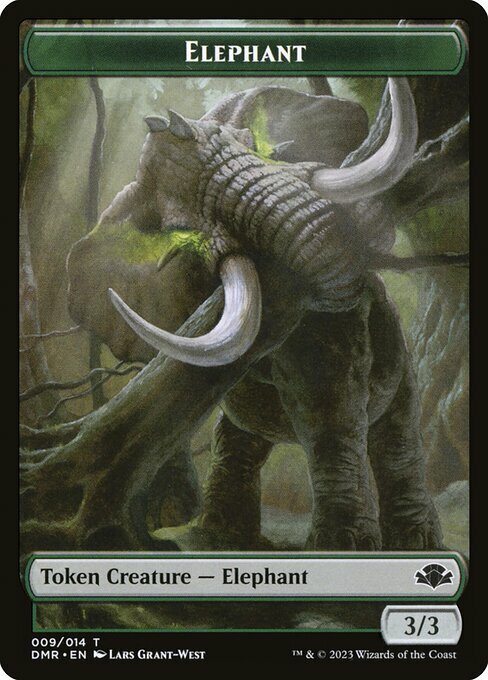 Squirrel // Elephant Card Back