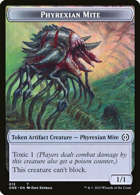 Poison Counter // Phyrexian Mite Card Back