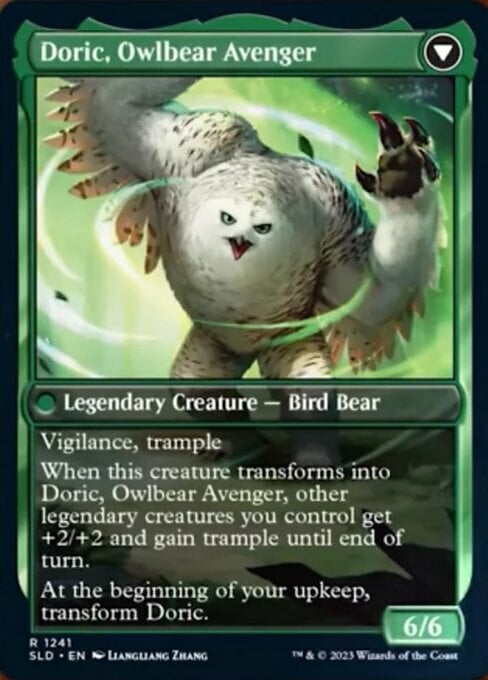 Doric, Nature's Warden // Doric, Owlbear Avenger Card Back