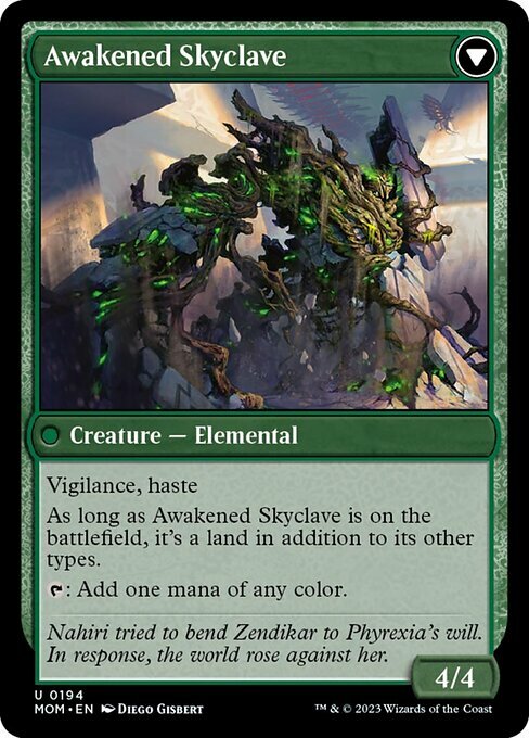 Invasion of Zendikar // Awakened Skyclave Card Back