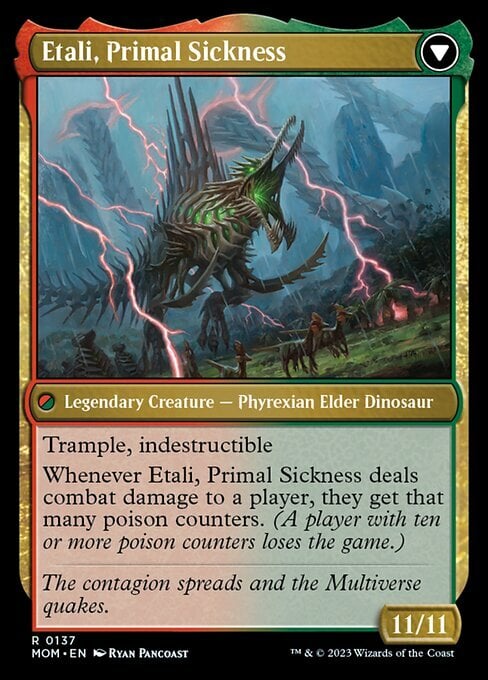 Etali, Primal Conqueror // Etali, Primal Sickness Card Back