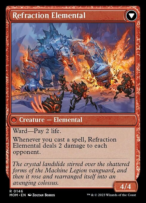 Invasion of Karsus // Refraction Elemental Card Back