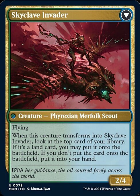 Skyclave Aerialist // Skyclave Invader Card Back