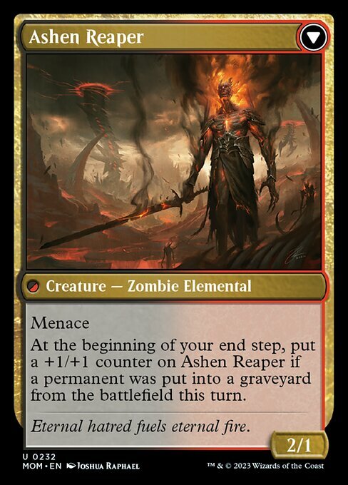Invasion of Azgol // Ashen Reaper Card Back