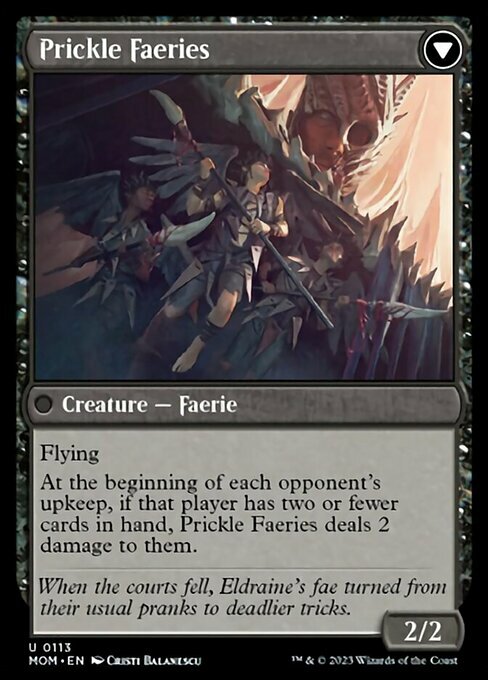 Invasion of Eldraine // Prickle Faeries Card Back