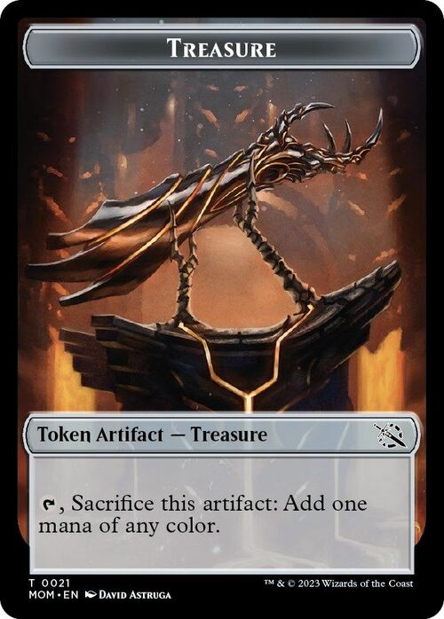 Phyrexian Saproling // Treasure Card Back