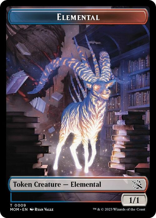 Phyrexian Saproling // Elemental Card Back
