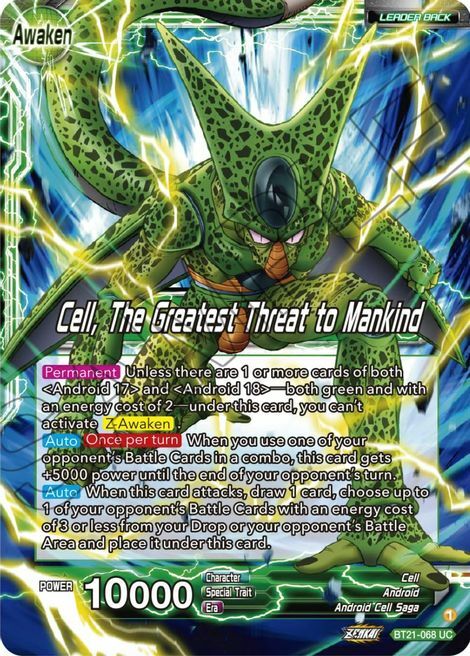 Cell // Cell, The Greatest Threat to Mankind Card Back