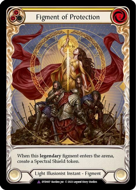 Figment of Protection // Aegis, Archangel of Protection Parte Posterior