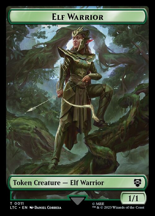 Treasure // Elf Warrior Card Back