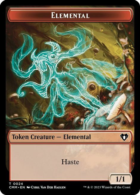 Phyrexian Beast // Elemental Card Back
