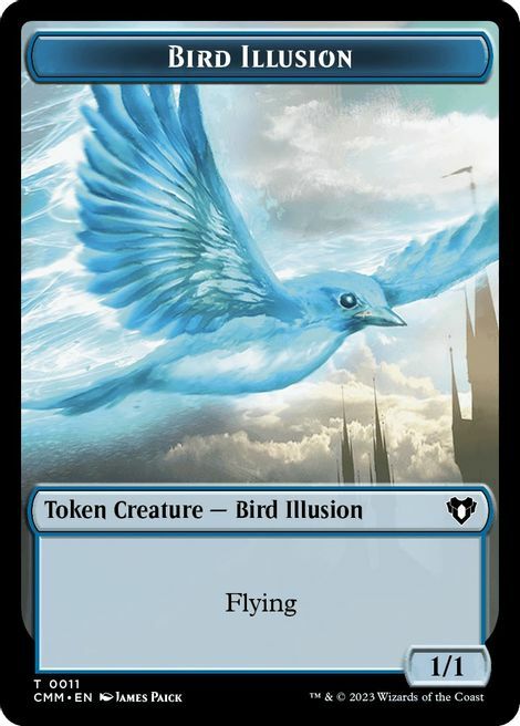 Zombie // Bird Illusion Card Back
