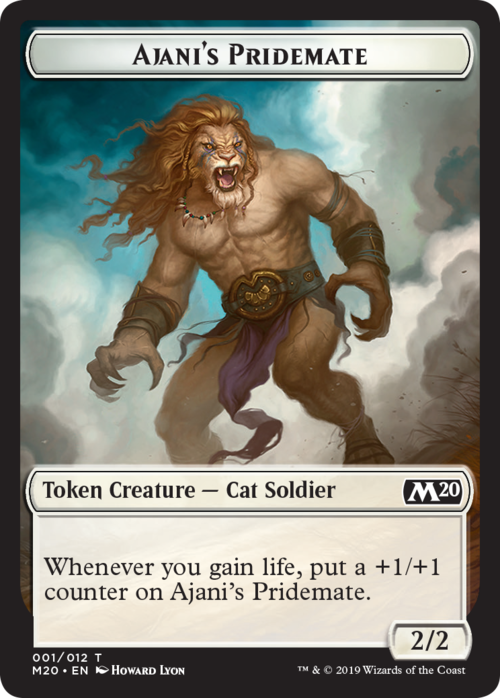 Griffin // Ajani's Pridemate Card Back
