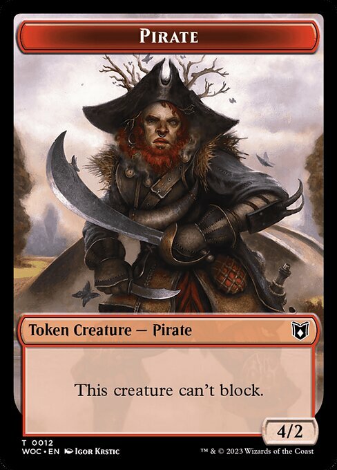 Pirate // Human Soldier Card Back