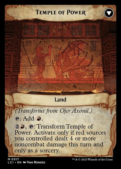 Ojer Axonil, Deepest Might // Temple of Power Card Back