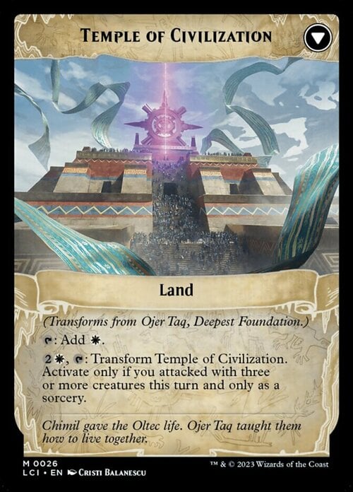 Ojer Taq, Deepest Foundation // Temple of Civilization Card Back