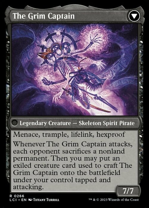 Throne of the Grim Captain // The Grim Captain Card Back