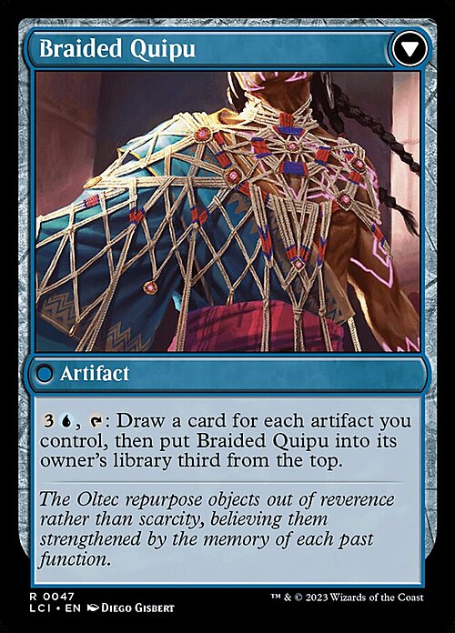 Braided Net // Braided Quipu Card Back