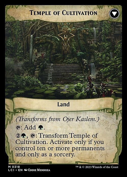 Ojer Kaslem, Deepest Growth // Temple of Cultivation Parte Posterior