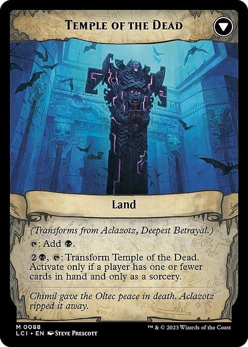 Aclazotz, Deepest Betrayal // Temple of the Dead Card Back