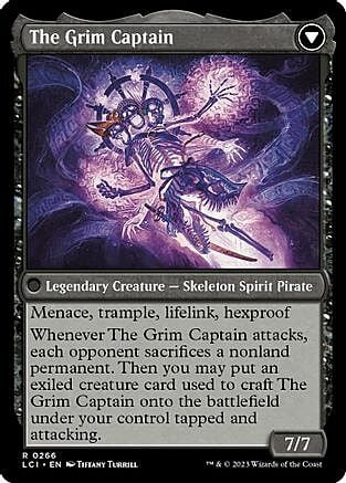 Throne of the Grim Captain // The Grim Captain Card Back