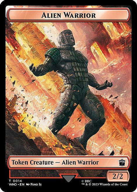 Alien Angel // Alien Warrior Card Back
