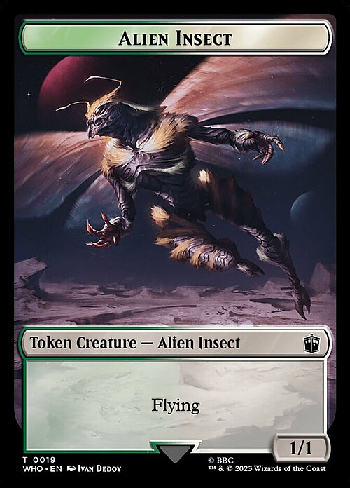 Alien Salamander // Alien Insect Card Back