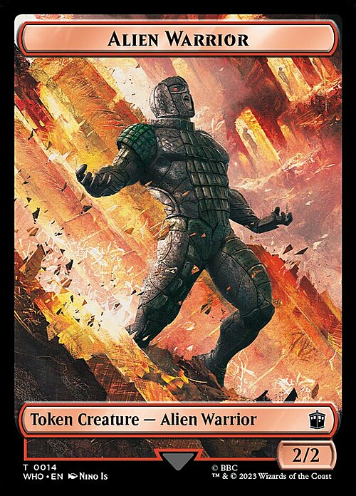 Alien // Alien Warrior Card Back