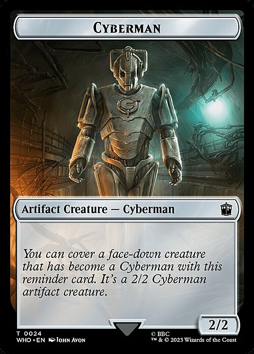 Copy // Cyberman Parte Posterior