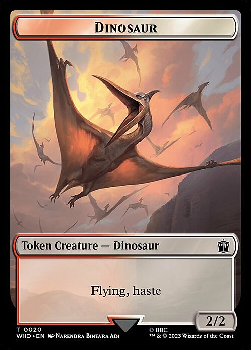 Horse // Dinosaur Card Back