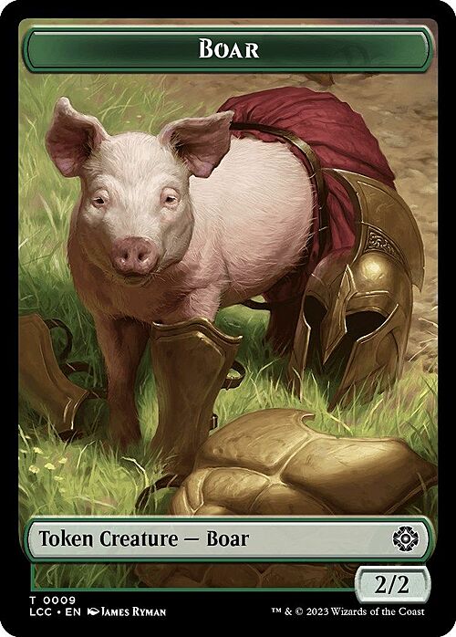 Merfolk // Boar Card Back