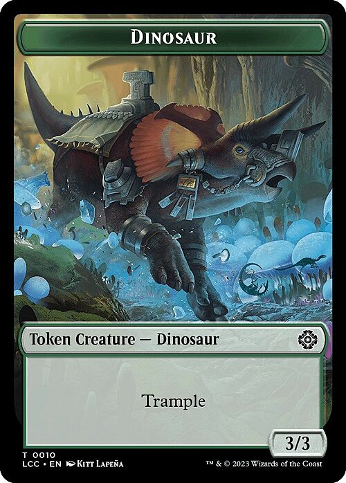 Elephant // Dinosaur Card Back