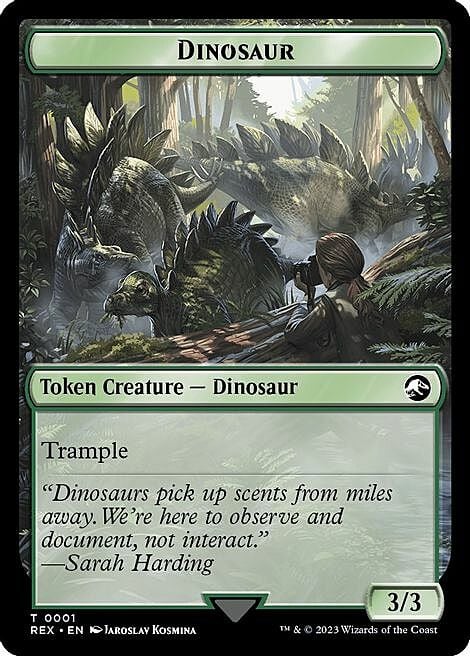 Dinosaur // Map Card Back