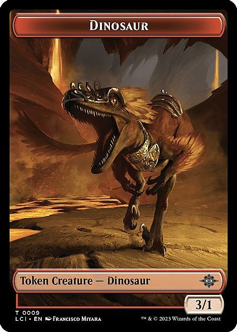 Map // Dinosaur Card Back