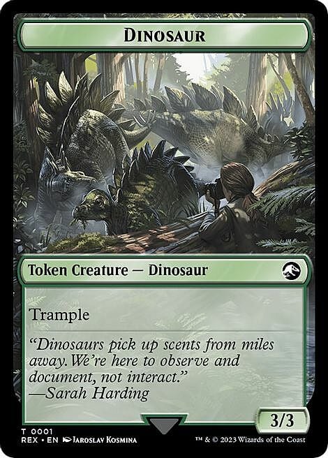 Fungus Dinosaur // Dinosaur Card Back