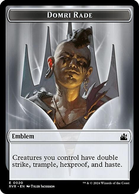 Goblin // Domri Rade Emblem Card Back
