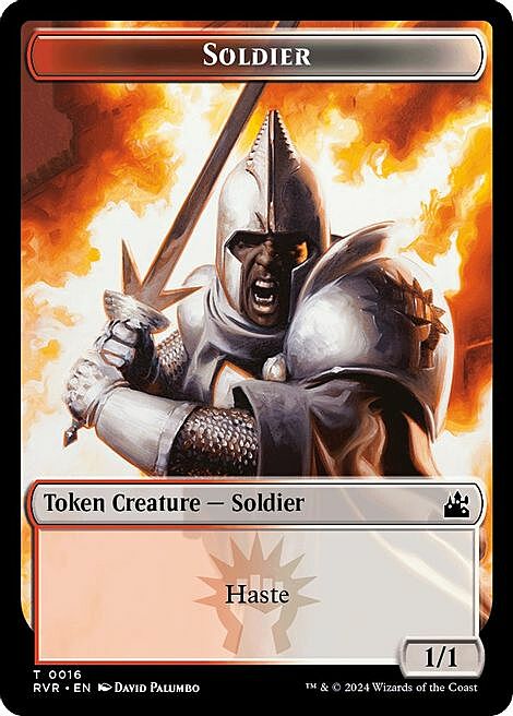 Soldier // Saproling Card Back