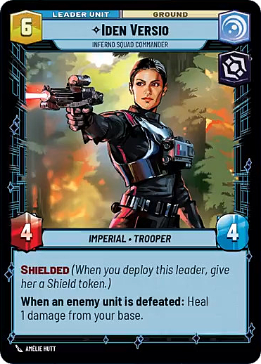 Iden Versio, Inferno Squad Commander Card Back