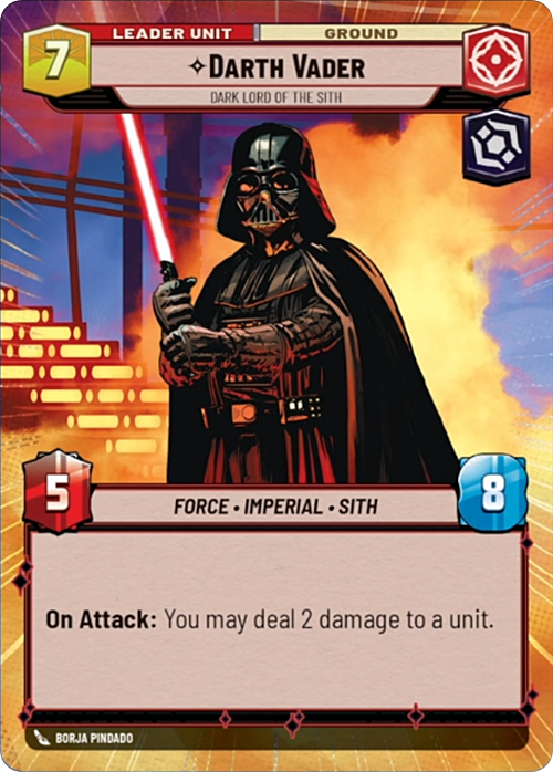 Darth Vader - Dark Lord of the Sith Card Back