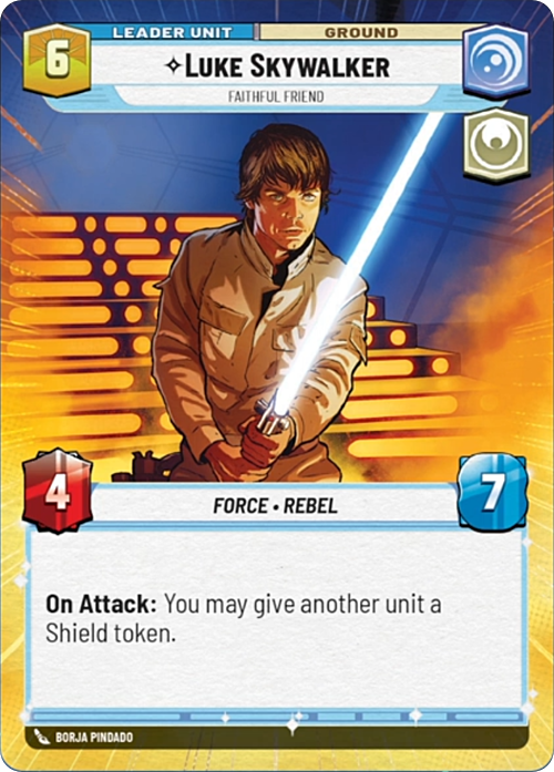 Luke Skywalker - Faithful Friend Card Back
