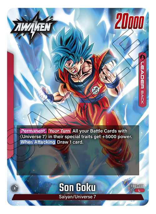 Son Goku Card Back