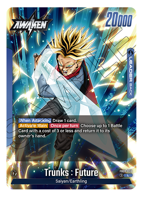 Trunks: Future Card Back