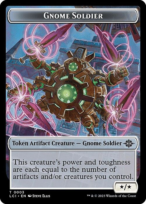 Gnome Soldier // Treasure Card Back