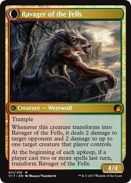 Huntmaster of the Fells // Ravager of the Fells Card Back