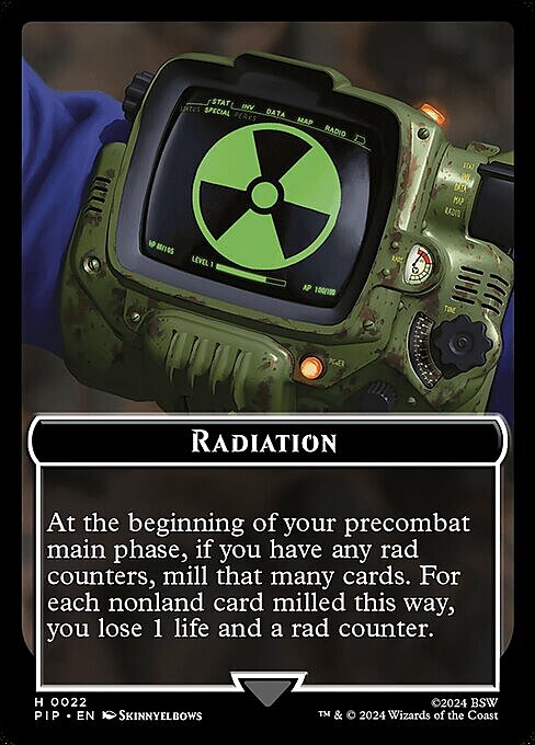 Treasure // Radiation Card Back