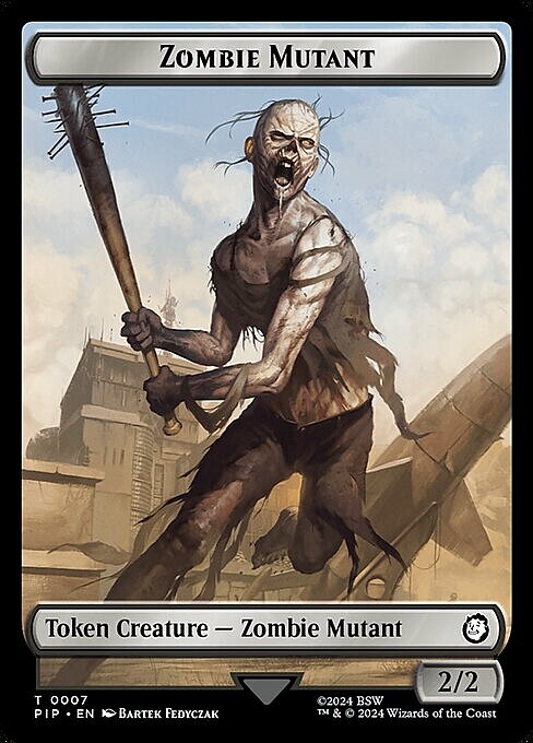 Radiation // Zombie Mutant Card Back