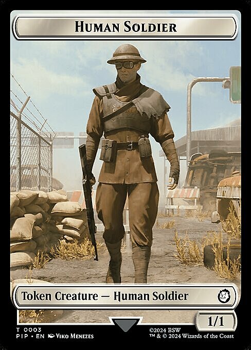 Settlement // Human Soldier Card Back