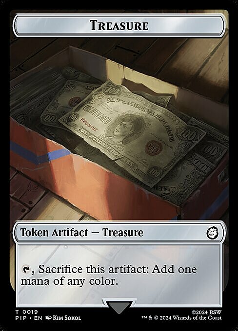Soldier // Treasure Card Back